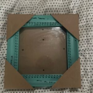 6x6 in Frame Teal NWT